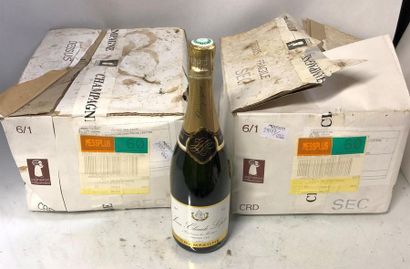 null 2 cartons de bouteilles de champagne (12 bts), Jean Claude Lepitre, sec
Frais...