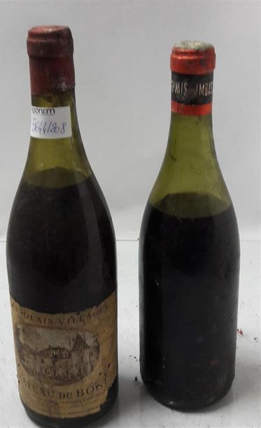 null Ensemble 23 bts de Beaujolais: 2 beaujolais village. 7 fleury Jeunemaitre 1969....