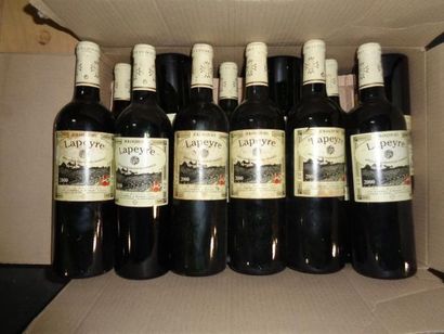 null Lot de 11 bouteilles de Lapeyre, Jurançon sec 2008. 6 Bouteilles de Lapeyre,...