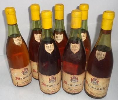 null 7 bouteilles de MEURSAULT Marcel Bouvet