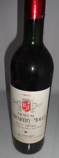 null Château Mac Carty Moula Medoc 1962
