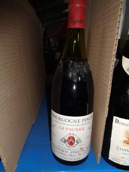 null 6 bts de Bourgogne Pinot, La vignée, 1989, chez Bouchard père et fils