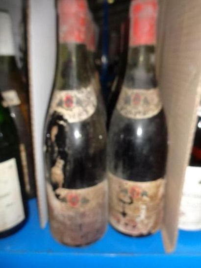 null 8 charmes chambertin, bouchard père et fils, 6 bts 1961,2 bts 1964, niveaux...