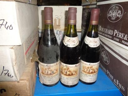 null 3 Btls Beaune du Chateau, Beaune premier cru, domaine du chateau, Bouchard père...