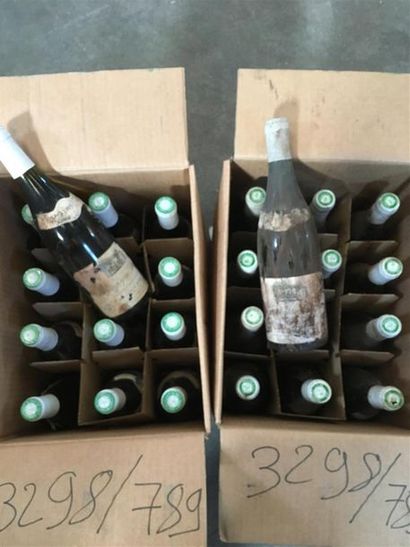 null 24 bouteilles de Bourgogne Aligoté : 12 bts de 1991 et 12 bts de 1993