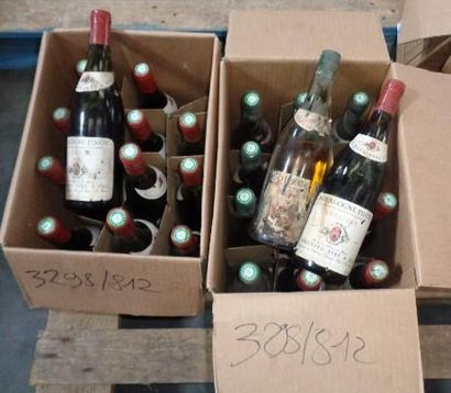 null 16 bts de Bourgogne Pinot Lavigney Bouchard père et fils rouge. 6 bts en blanc....