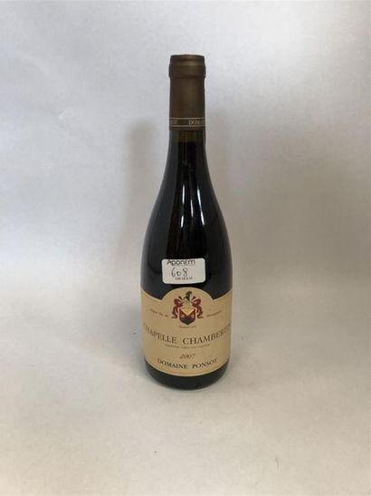 null 1 bouteille CHAMBERTIN Châpelle Ponsot, 2007