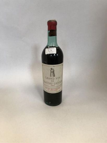 null 1 bouteille LATOUR PAUILLAC 1940