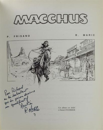 null Pierre FRISANO et Raymond MARIC "Macchus" Edition du vieux Fourrier, 1997. n°...