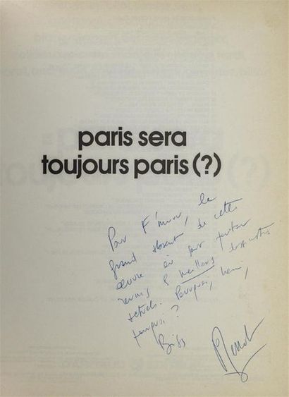 null Pierre CHRISTIN (né en 1938) "Paris sera toujours Paris (?)" Collectif réalisé...