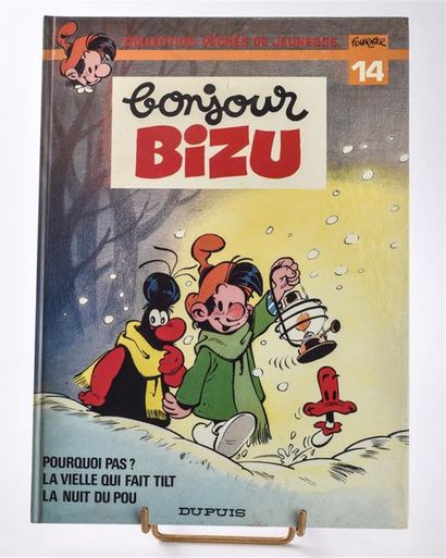 null Jean-Claude FOURNIER (né en 1943) "Bonjour Bizu" Dupuis, 1982. Dédicace en ...