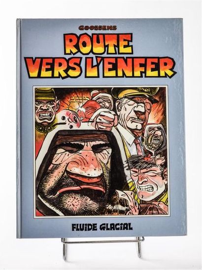 null Daniel GOOSSENS (1955) "Route vers l'enfer" Editions Audie, 1986. Dédicace.