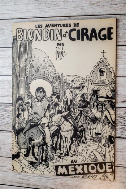 null JIJE (1914-1980) "Les aventures de Blondin et Cirage - Le nègre blanc" Editions...