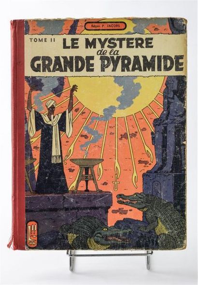 null Edgar P. JACOBS (1904-1987) "Le mystère de la grande pyramide" Deux tomes, 
1ère...