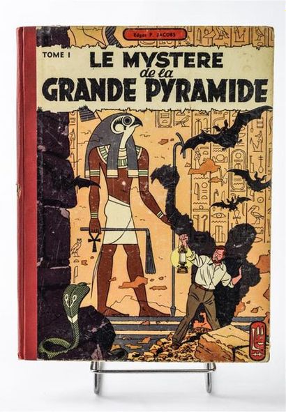 null Edgar P. JACOBS (1904-1987) "Le mystère de la grande pyramide" Deux tomes, 
1ère...