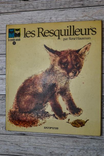 null René HAUSMAN (1936-2016) "Les resquilleurs" Dupuis, coll. «La comédie animale...