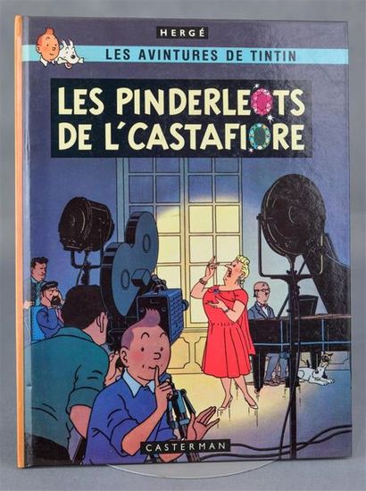 null HERGE (1907-1983) Ensemble de 10 vol. des aventures de Tintin, mauvais état...