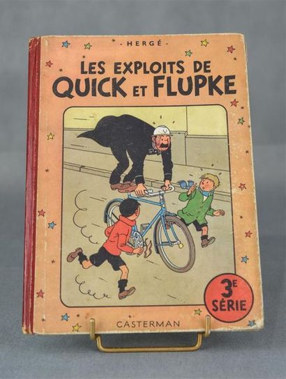 null HERGE (1907-1983) "QUICK et FLUPKE" Deux vol. en l'état:
"Les exploits de Quick...