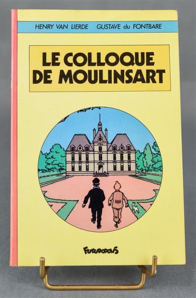 null DIVERS AUTEURS. Ensemble de cinq volumes autour de Tintin d'après Hergé.