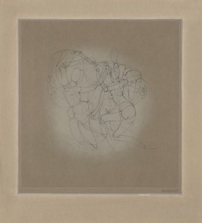 Hans Bellmer, Hans Bellmer,
Allemand 1902-1975, 

Sans titre, extrait du portfolio... Gazette Drouot