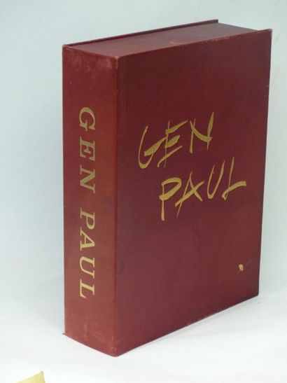 null Pierre Davaine et Shearer John, Monographie de Gen Paul, 1 vol en feuilles sous...