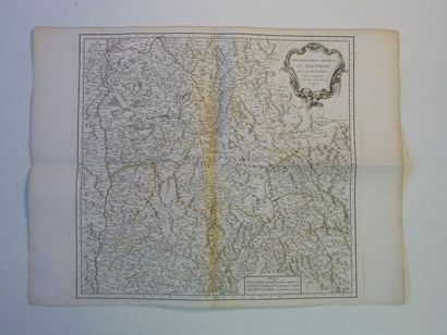 null Carte du gouvernement général du Dauphiné par le Sieur Robert, 175, 48x51 c...