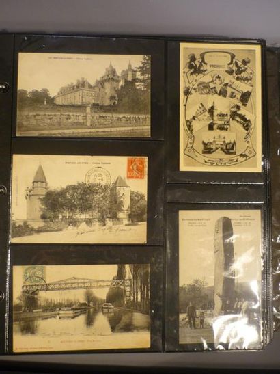 null [SAONE-ET-LOIRE) Boite comprenant environ 500 cartes postales anciennes sur...