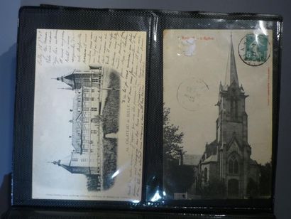 null [SAÔNE-ET-LOIRE] Album de 196 cartes postales anciennes sur le département de...