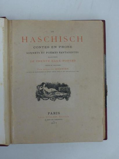 null L : Antoine MONNIER, Le Haschisch, contes en prose, sonnets et poèmes fantaisistes,...