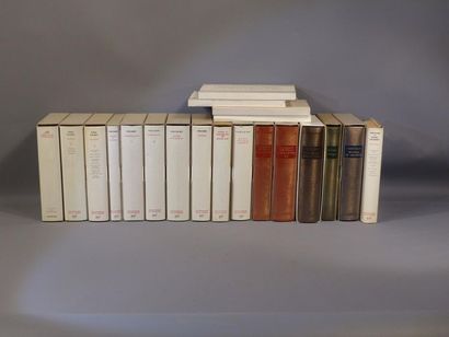 null L : réunion de 16 ouvrages des éditions de la Pléïade : MUSSET, pésies; SAINT-EXUPERY...