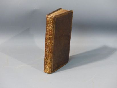 null BA : Almanach des musées pour l'année 1774, 1 vol in-8 plein veau à Paris chez...