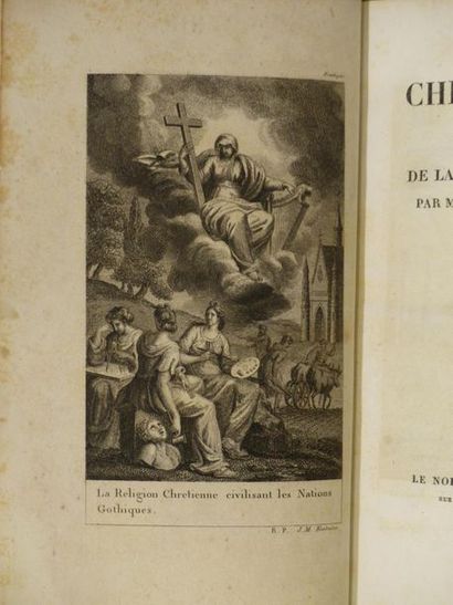 null L : François René de CHATEAUBRIAND, Le Génie du christiannisme, 5 vol in-8 demi...