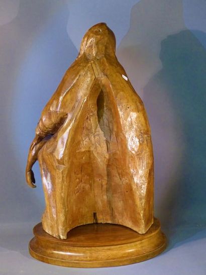 fin du XVIIème.Pieta Pieta en bois naturel sculpté. Italie du sud, fin du XVIIème....