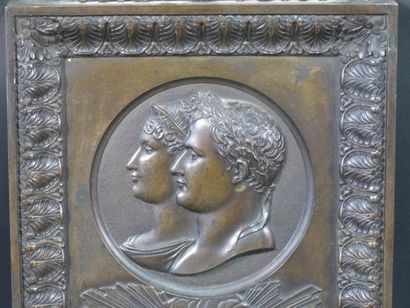 Napoléon et Marie-Louise D'après Jean-Bertrand ANDRIEU (1761-1822), Napoléon et Marie-Louise,...