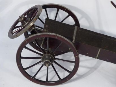 Caisson à munition Gribeauval 1808 mod. 1/4 Très rare maquette de caisson à munitions...