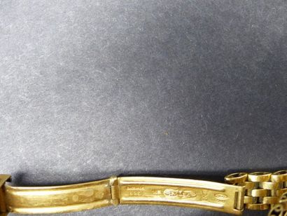 ROLEX Oyster Perpetual Lady Rolex datejust de femme vers 1980. Bracelet en or 18...