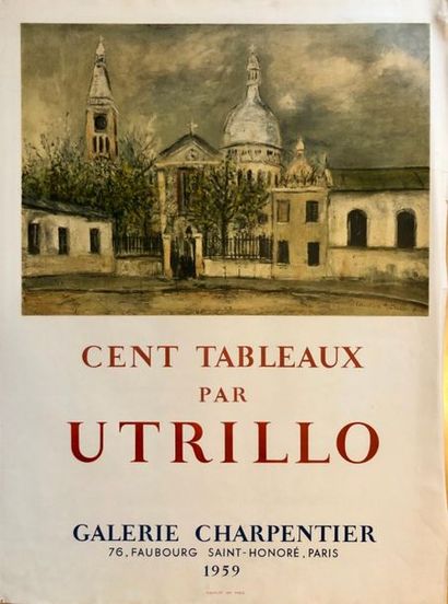 Cent tableaux par Utrillo Maurice Utrillo (d'après), Cent tableaux par Utrillo, Galerie...