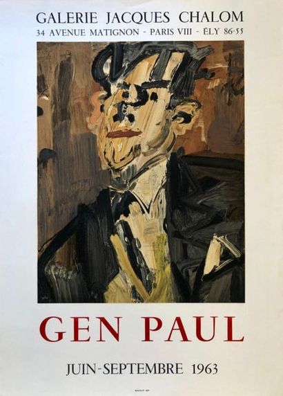 Gen Paul (d'après), Galerie Jacques Chalom, 1963 Gen Paul (d'après), Galerie Jacques...