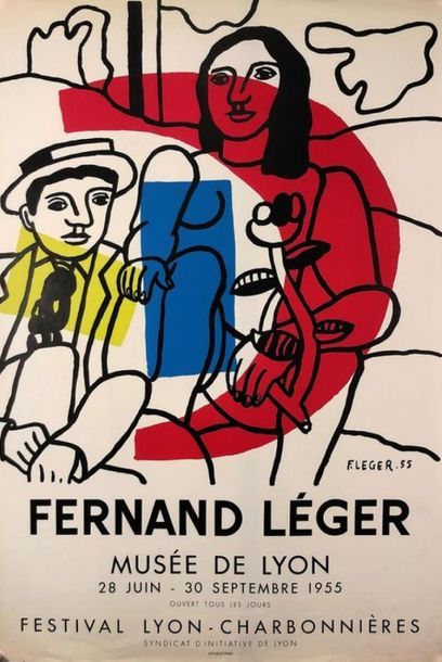 Fernand Léger (d'après), Musée de Lyon, 1955 Fernand Léger (d'après), Musée de Lyon,...