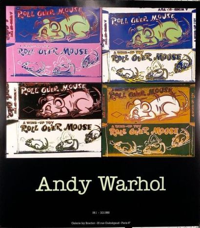 Andy Warhol (d'après), Roll over mouse. Andy Warhol (d'après), Roll over mouse, Galerie...