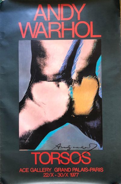 Andy Warhol, Torsos, 1977. Andy Warhol, Torsos, 1977. Affiche offset non entoilée,...
