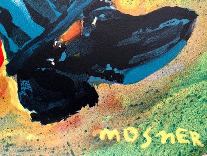 Mosner, Tango, 1986. Lithographie non entoilée. Mosner, Tango, 1986. Lithographie...