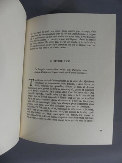 CERVANTES Don Quichotte 4 vol in folio CERVANTES ill par REY VILA . Don Quichotte...