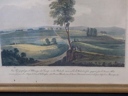 Vues du champ de bataille de Waterloo Ecole française du XIXème siècle, Vues du champ...