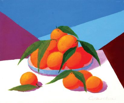 GAUDOU Serge (né en 1938) "Fruits du Sud" GAUDOU Serge (né en 1938) "Fruits du Sud"...