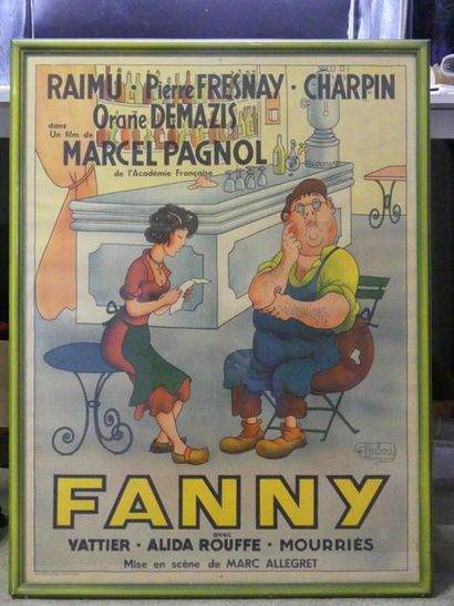 FANNY Fanny (avec Raimu), film réalisé par Marc Allégret. Affiche (illustrée par...