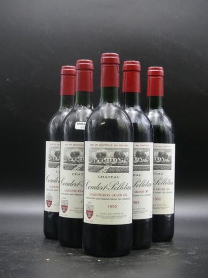 null 6 bouteilles de CHATEAU COUDERT-PELLETAN Saint-émilion grand cru Domaine Jean...