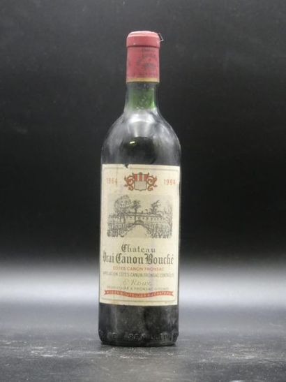 CHATEAU VRAI CANON BOUCHE 1964. 1 bouteille de CHATEAU VRAI CANON BOUCHE 1964. Cabnon...