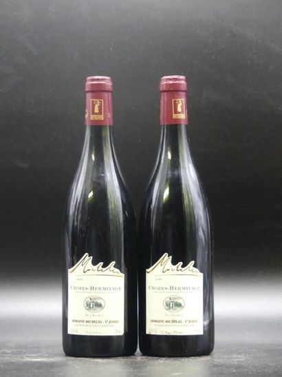 CROZES-HERMITAGE 2000 2 bouteilles de CROZES-HERMITAGE 2000 domaine Michelas Saint...