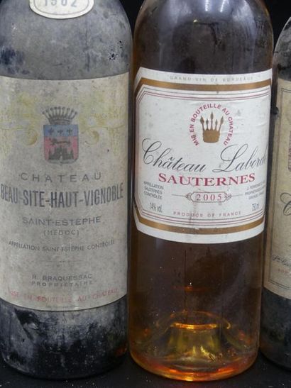 null Lot de 6 bouteilles comprenant 3 bouteilles de CHATEAU BARET Domaine André L...